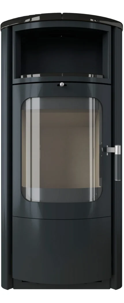 Kaminofen HARK Opera M – 7 kW Dauerbrandofen mit Ofenkacheln Schwarz